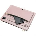 thumbnail image 4 of TECH CIRCLE Business Case for iPad Pro 11 & iPad Air 10.9" (5th/4th Generation) - Classic Leather Case with [Zipper Pocket /Handstrap /Shoulder Strap /Stand] Multifunctional Tablet Cover, Pink, 4 of 6