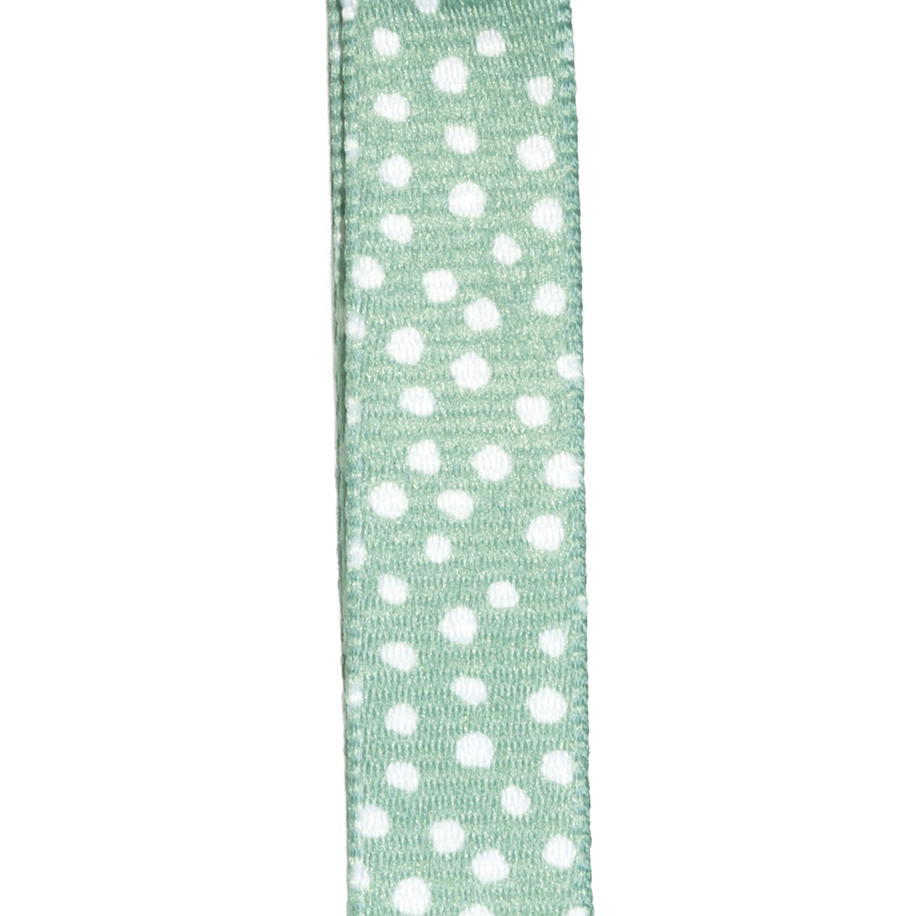 Vibrant Life Polka Dot Print Fashion Dog Collar, Green, XL
