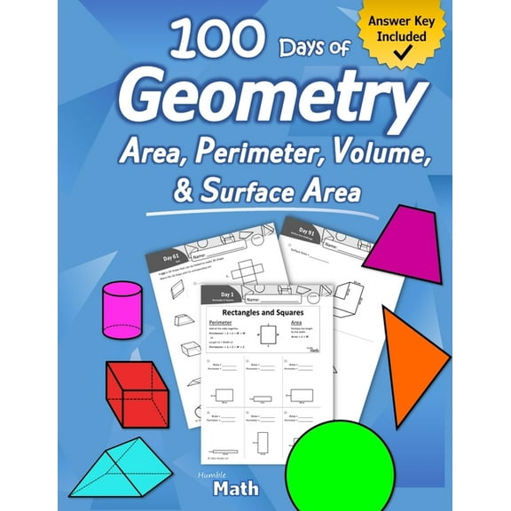Humble Math - Area, Perimeter, Volume, & Surface Area, (Paperback)