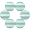 thumbnail image 3 of Light Green Stripes Round Placemats Washable Placemats Non-Slip Heat-Resistant Table Place Mats for Dining Kitchen Holiday Party Table 15.4"-1PCS Home Decor, 3 of 7