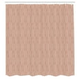 thumbnail image 2 of Ambesonne Abstract Shower Curtain, Simplistic Graphic Stripes, 69"Wx70"L, Pale Chocolate and White, 2 of 4