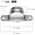 thumbnail image 4 of 10Pcs 2 Inch Stainless Steel Large Conduit Clamps, Two Hole Strap U Bracket Rigid Pipe Strap Metal U Clamp Conduit Strap Tension Clips U-tube Clamp Heavy Duty, 4 of 5