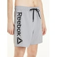 thumbnail image 2 of Reebok Men's & Big Men's Solid Logo Swim Trunks with Compression Liner and UPF 50+, 7" Inseam, Sizes S-2XL, 2 of 5