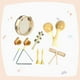 thumbnail image 4 of Instrumentos de percusión de juguete con bolsa de almacenamiento, juego de instrumentos musicales para preescolar 7 piezas 0.684Kg, 4 of 8