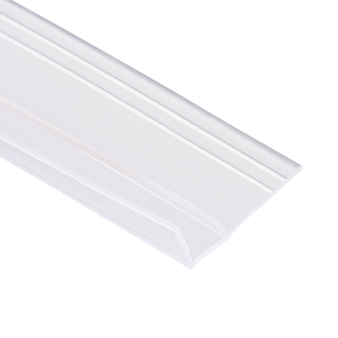 Unique Bargains Frameless Glass Door Sweep Seal Strip F-Type 0.31" Dia x 78.74" L