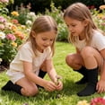 thumbnail image 4 of Mgmyaa Pure Cotton Kids Ruffle Crew Socks Solid Color Ribbed Mid-Calf Socks for Girls and Boys Ages 1-12, 4 of 9