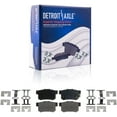 thumbnail image 7 of Detroit Axle - Front Brake Kit for 4-Wheel Disc 2006-2011 Honda Civic Brake Rotors and Ceramic Brakes Pads 2007 2008 2009 2010 Replacement: 10.31" Front & 10.24" Rear Rotors, 7 of 7