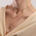 thumbnail image 3 of Collier multicouche Dainty Tiny: Collier de chaîne Collier Pendentif Collier, 3 of 10