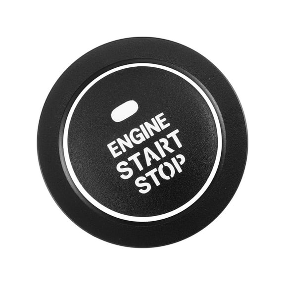 Unique Bargains Engine Start Stop Ignition Button Trim Sticker for Hyundai Sonata 2011-2014 Aluminum Alloy Black