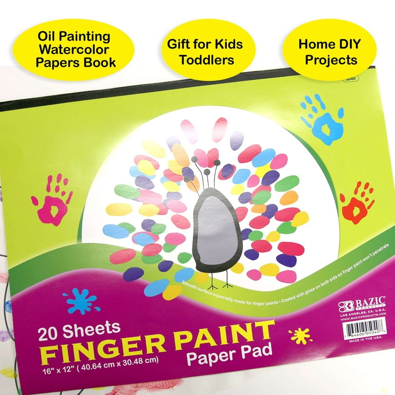 Finger Paint paper Age 3+ (A)