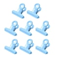 thumbnail image 1 of 8 Pcs Pinces pour Reliure Queue Ronde Conception de Sécurité Pinces Métalliques Force de Serrage Stable Pinces Couleur Fraîche Macaron Résistantes à la Rouille Fournitures de Bureau et d'École, 1 of 8