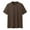 Brown, variant on Fgnfyis Men's Muscle T Shirts Stretch Short Sleeve Bodybuilding Workout Tee Shirts Ribbed Knit Shirt Mens T-shirts White S