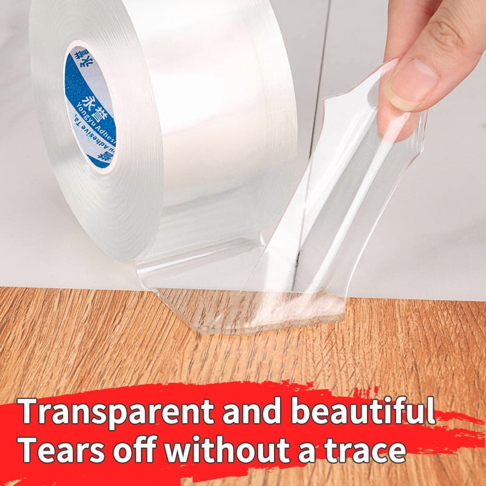 Super Strong Double-sided Tape, Heavy-duty Nano Double-sided Tape, Reusable, Seamless And Washable Transparent Double Tape