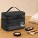 thumbnail image 4 of Organizadores de armario y almacenamiento, bolsa de maquillaje de malla de doble capa, bolsa de viaje portátil para artículos de tocador, bolsa de almacenamiento de cosméticos de gran capacidad, bolsa, 4 of 5