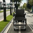 thumbnail image 3 of Edcsi Electric Wheelchairs for Adults, Foldable Power Wheelchair, All Terrain, Intelligent, 15 Miles Range, Black, 3 of 9