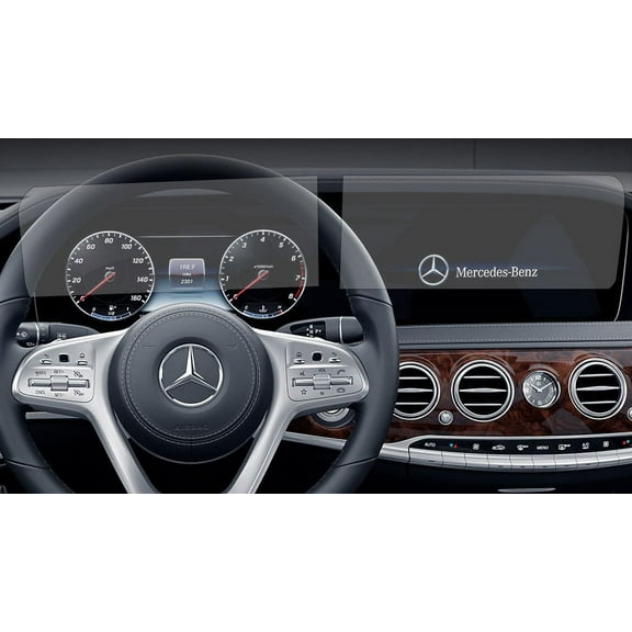 PcProfessional Screen Protector (Set of 2) for 2019 2020 Mercedes Benz E S GLE GLS Class E350 E450 S450 GLS450 GLE 350 12.3 inch Infotainment Touch Screen Display Anti Glare Anti Scratch Filters UV