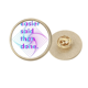 thumbnail image 1 of Broche de oro metálico circular, 1 of 3