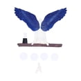 thumbnail image 2 of Angel Wing Statues Decoration Tridimensional Resin Crafts Background Ornaments for HomeBlue L 20, 2 of 5