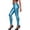 Pants-A325Sky Blue, variant on LEKWK Leather Pants for Women Slim Fit High Waisted Leggings Faux Leather Pants Shiny Metallic Pants for Clubwear Night Out Party Wear Outfits