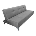 thumbnail image 1 of Sofa Cama Reclinable El Bazar Store Milo Gris Plata, Futon 3 posiciones, Sala, Love Seat, 1 of 7