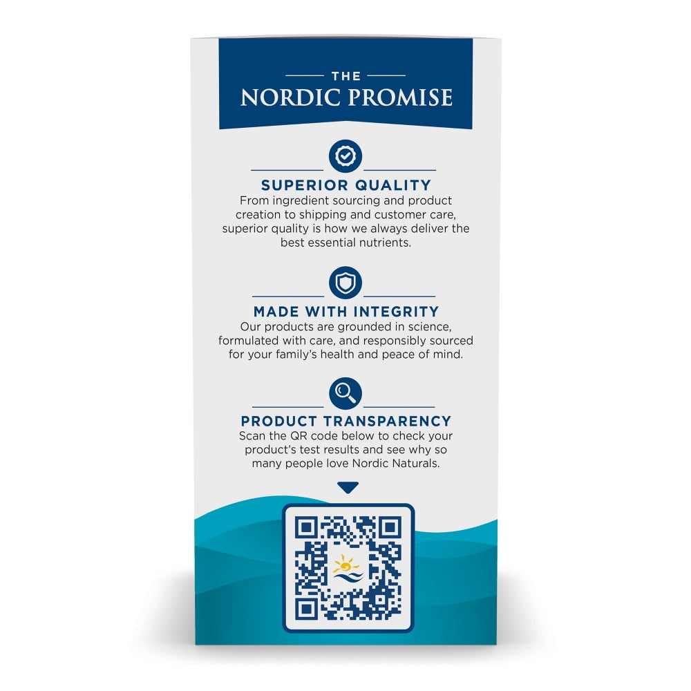 Nordic Naturals Omega-3 Softgels, Lemon, 690 mg, Fish Oil, 120 Ct