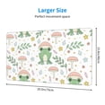 thumbnail image 2 of Naloa Frog and Mushrooms Gaming Mouse Pad Large Mouse Mat Long Extended Desk Pad Non-Slip Rubber Mice Pads Stitched Edges Thin Pad (16x29.5 Inch), 2 of 8