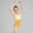 Yellow, variant on Girls Tank Top Leotard for Ballet Gymnastics Dancewear Stretchy Nylon Spandex Color Block Sleeveless Activewear for Kids Yellow,Size 5-6 T