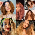 thumbnail image 2 of Hair Bundles Hiaplame Ombre, marrón oscuro, T4/27, rubio, 20-24 pulgadas, 2 of 8