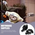 thumbnail image 3 of LEORX 2Pcs Black Motorcycle Mirror Mounts for Motorbike and Cycling Bike Accessories, 3 of 8