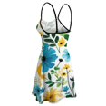 thumbnail image 5 of Bright Floral Summer Pattern Design Summer Dresses For Women A-line Dress Sleeveless Dress, 5 of 6