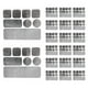 thumbnail image 4 of 20 piezas de cinta de alta temperatura a prueba de calor, parches de sellado de papel de aluminio para ollas de , ollas para sellar ollas de sopa, 4 of 8
