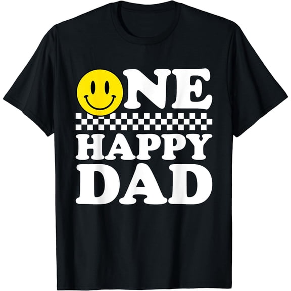 One Happy Dude Dad 1st Birthday Family Matching T-Shirt