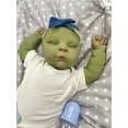 thumbnail image 4 of XUYAOYGY 48cm/19icnh New Green Skin Reborn Baby Dolls full body silicone doll baby dolls, 4 of 5