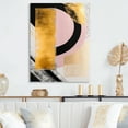 thumbnail image 2 of Designart Pink And Gold Art Deco IV Canvas Wall Art, 2 of 5