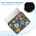 thumbnail image 2 of FORMRS 15-15.6 inch Laptop Sleeve Case Soft Carrying Quilted Computer Bag Cover, Navy Floral Pattern, 2 of 7