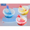 thumbnail image 3 of Juego de 2 cuencos rojos con accesorio de ventosa, vajilla para bebés y niños, cuenco, tenedor y cuchara termosensible de aprendizaje, regalo para niños, 3 of 5