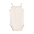 thumbnail image 2 of Paiwinds Summer Toddler Girls Sleeveless Bodysuit Scoop Neck Spaghetti Strap Bow Embossed Romper Casual Stretch Regular Fit Onesies for Baby Girls, 2 of 8