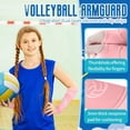 thumbnail image 6 of Volleyball Elbow Pads, Elbow Pads Volleyball, Compression Fabric, Shock Reduction, Indoor Training, Thumb Hole, 1 Pair, 6 of 8