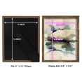 thumbnail image 4 of Winter Shoal II - Framed Print w/glass - Walnut, 4 of 7