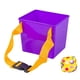 thumbnail image 3 of Juego de lanzamiento deportivo de bolsa de frijol, juguetes deportivos de cubo para niños, bolsas de arena para juegos, jardín, playa, entrenamiento, Cubo violeta, 3 of 8