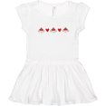 thumbnail image 3 of Inktastic Sock Monkey Heart Border Girls Toddler Dress, 3 of 5