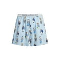 thumbnail image 3 of Polo Ralph Lauren Women's  Bear Striped Cotton Boxer - 4P0119 - R2809 (Small, Oxford Blue), 3 of 3