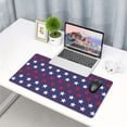 thumbnail image 3 of Extra Large Mouse Pad, Usa America Stars Pattern Desk Mat - Square Mouse Pad Non-Slip Rubber Base Mouse Pad for Desktop, Laptop, 29.5 x 15.8 inch, 3 of 8