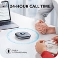 thumbnail image 5 of Anker PowerConf Haut-Parleur Bluetooth, 6 Micros, Prise Vocale Améliorée, Temps d'Appel 24 H, Bluetooth 5, USB-C, Haut-Parleur de Conférence Bluetooth Certifié Zoom, Compatible avec les Principales Plateformes pour la Maison et le Bureau, 5 of 5