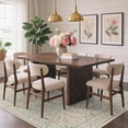 thumbnail image 5 of KUETH 5x7 Vintage Floral Area Rugs Machine Washable Rugs for Living Room, Non Slip Flat Pile Rug with Rubber Backing, Boho Rug for Entryway Bedroom Dining Room Home Office, 5 of 10