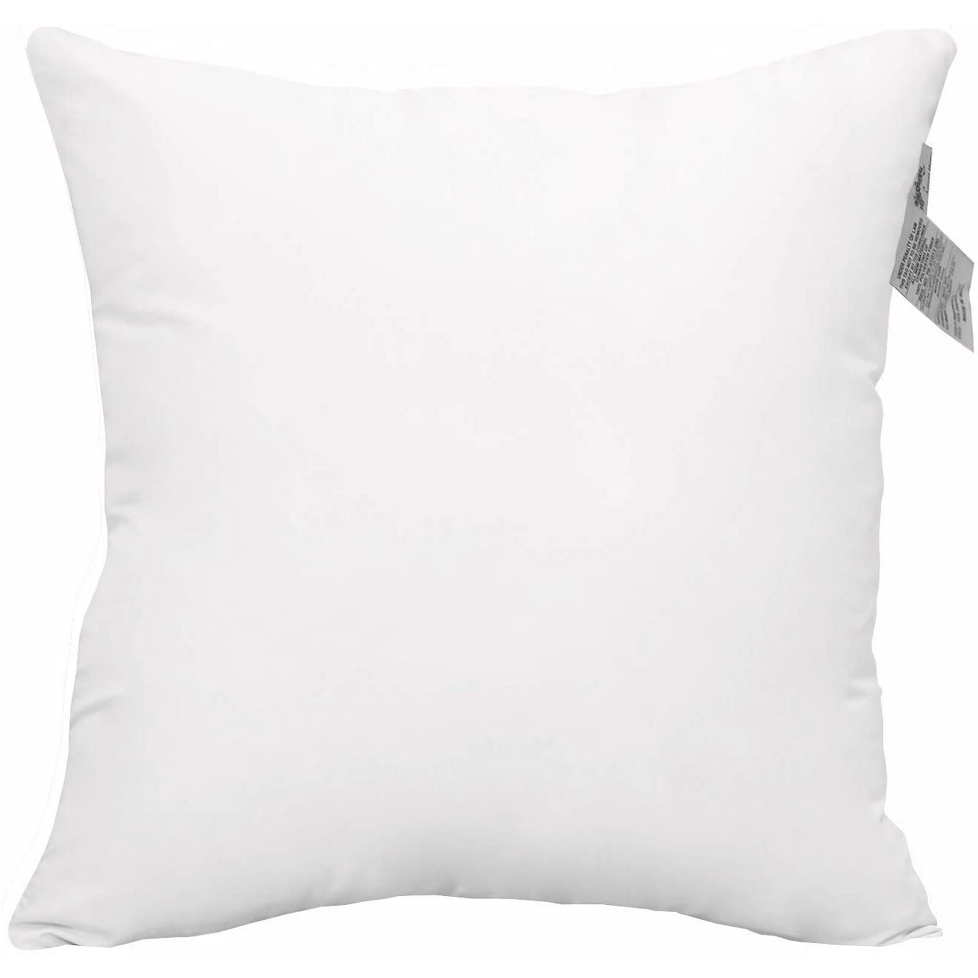 ANA 18 X 18 Pack of 4 pc Hypoallergenic Square Form Decorative Throw Pillow Inserts Couch Sham Cushion Stuffer,Square Pillow Form for Patio, Furniture, Bed, Living Room, Garden