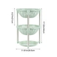 thumbnail image 3 of Honmine Multifunctional Plastic Storage Basket Floor Tripod Kitchen Vegetable and Fruit Storage Rack Drain Rack, 3 of 6