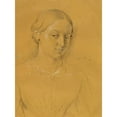 thumbnail image 2 of Johann Peter Krafft 11x14 Gold Ornate Wood Frame and Double Matted Museum Art Print Titled - Study of a Girl, 2 of 4
