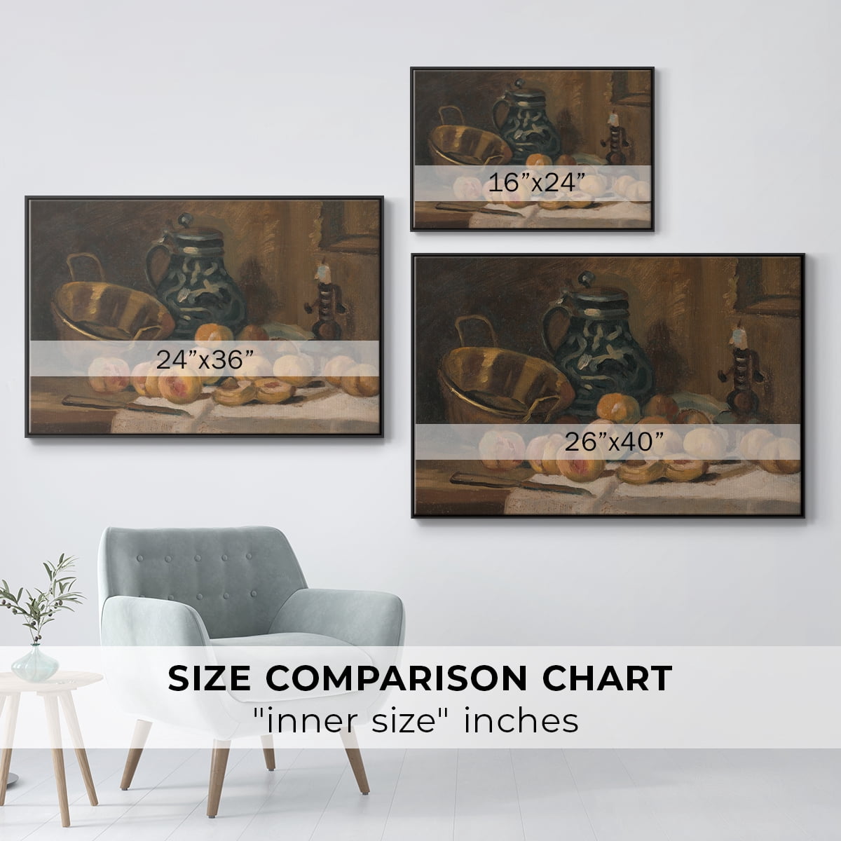 Vintage Botanical Print-LXXXII By Wexford Home Framed in Black Wood Gallery Wrapped Canvas 17 in. x 25 in.