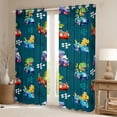 thumbnail image 2 of Homewish Cartoon Race Car Blackout Curtains Set of 2 (52x84 Each),Kawaii Wild Dinosaur Window Curtains,Extreme Sports Curtains and Drapes For Teens,Microfiber Bedroom Decor, 2 of 6